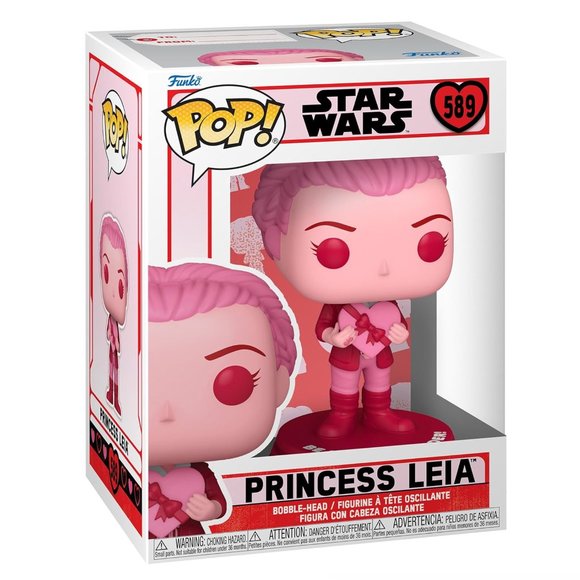 Funko Pop! Star Wars: Valentines - Princess Leia (Limited Edition!) - Picture 1 of 6